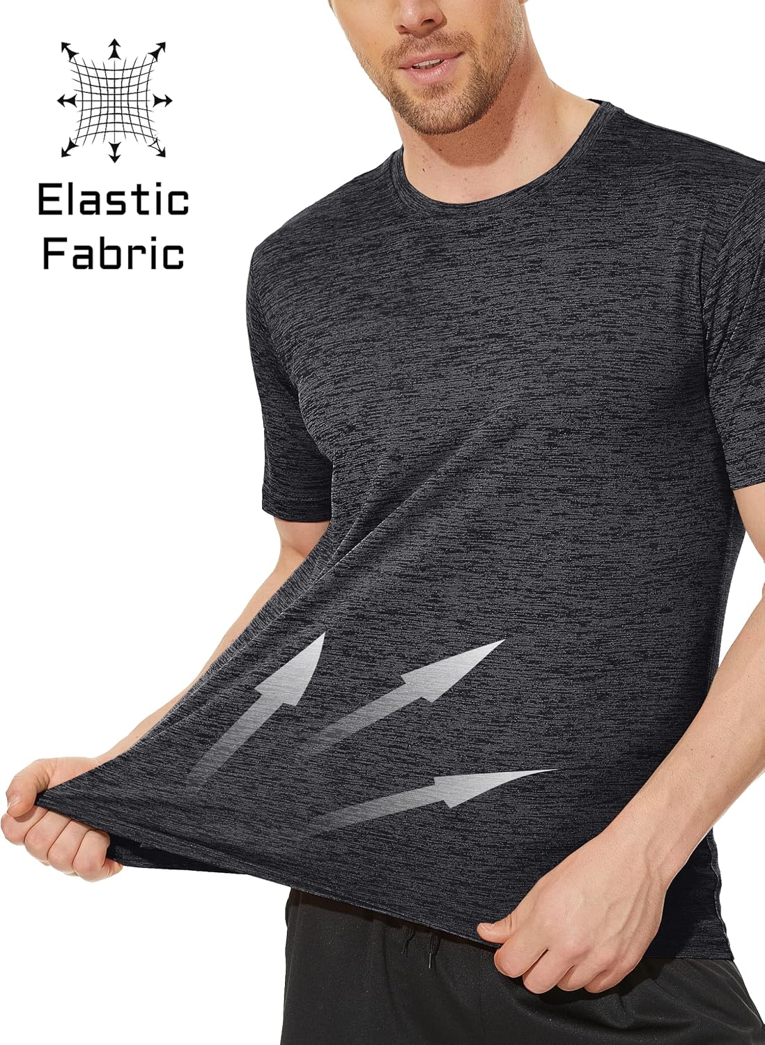 Thumbnail 3 de MAGCOMSEN Men's T Shirt for Gym, Running and Training