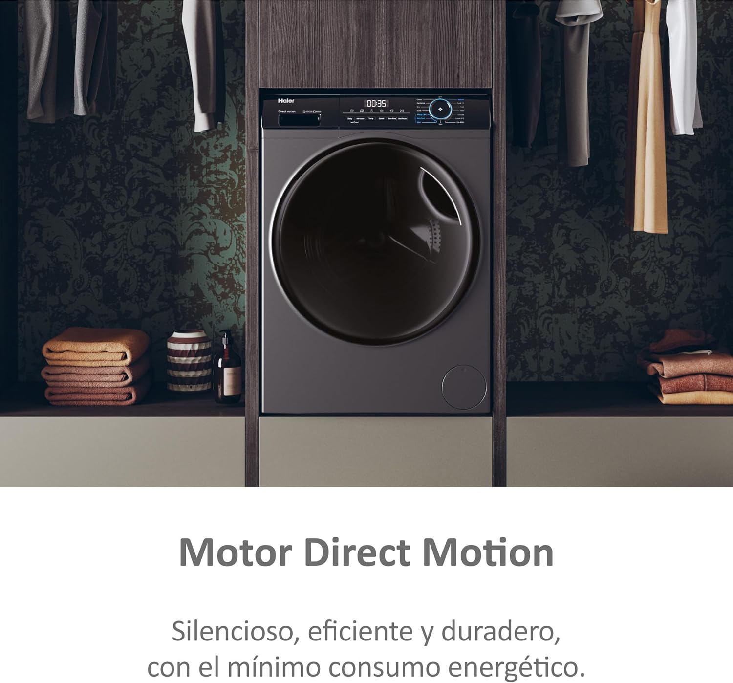 Thumbnail 3 de Haier I-Pro Series 3 HWD80B14939S8-IB lavadora secadora 8/5 kg con vapor