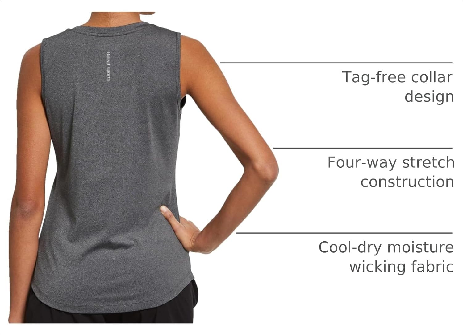 Thumbnail 3 de baleaf Workout Tank Tops for Women: Sleeveless, Loose-Fit, Breathable Yoga and Running Top