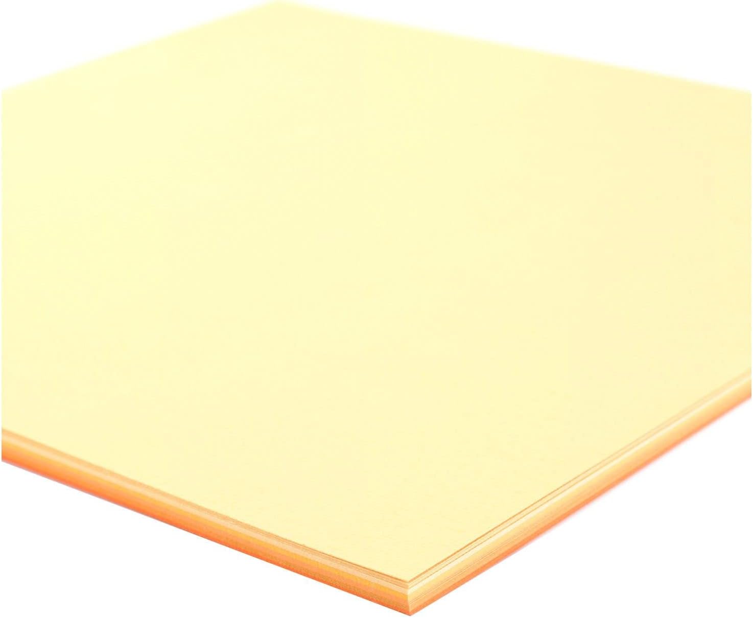 Detalle de Vaessen Creative Florence Papier Cartonné Jaune Rugueux – 30,5 x 30,5 cm, 24 feuilles (216 g/m²)