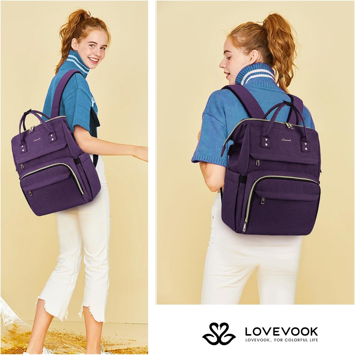 Thumbnail 6 de LOVEVOOK 15.6 Inch Laptop Backpack for Women