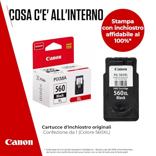 Detalle 2 de Canon PG-560XL FINE Cartuccia Nera Alta Capacità Originale per stampanti PIXMA