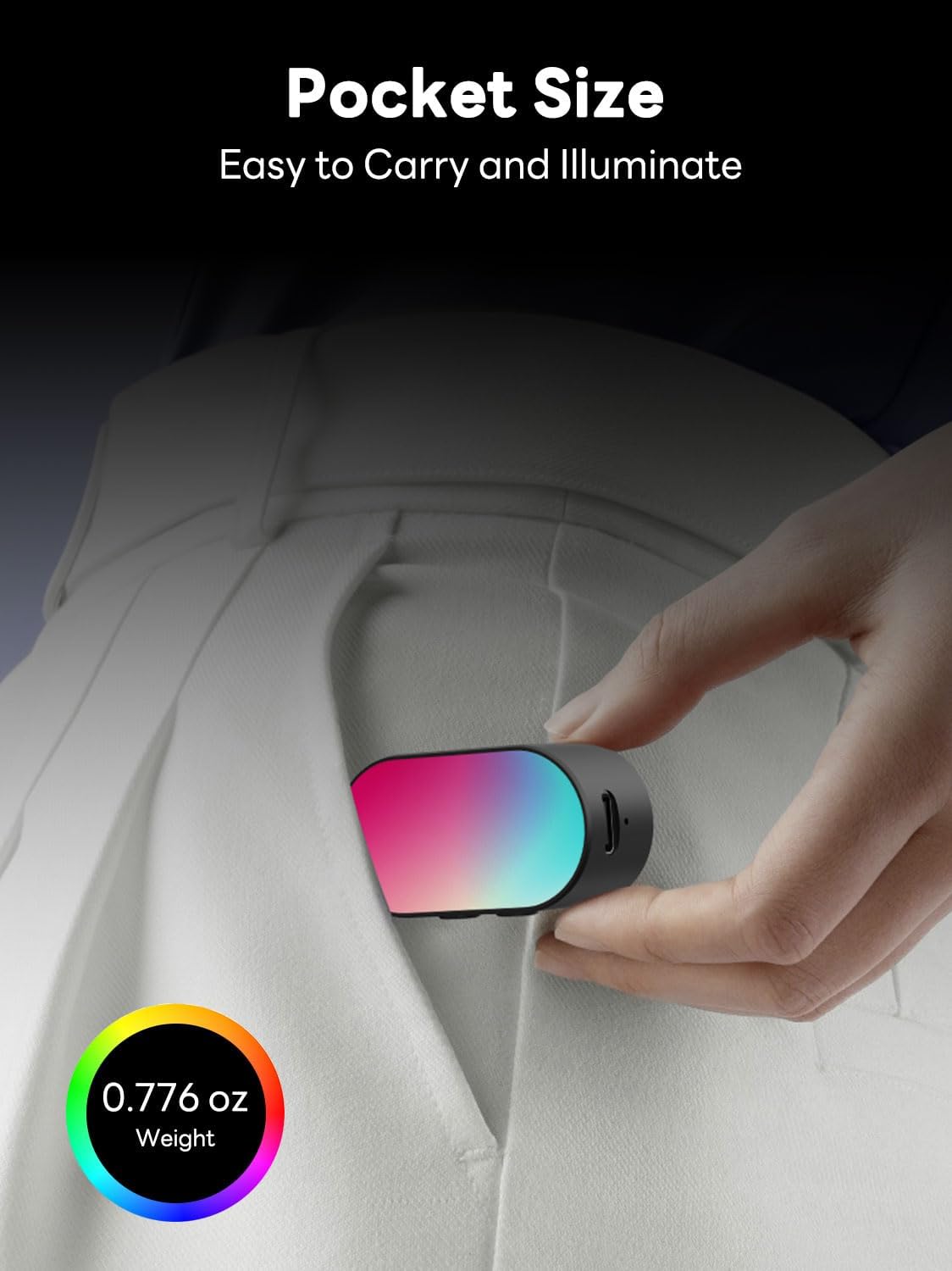 Thumbnail 6 de AOCHUAN Magnetic RGB Fill Light
