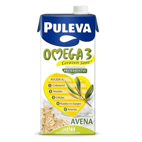 Thumbnail 1 de Puleva Omega 3 Leche con Avena (pack 6 x 1 l) para apoyar el corazón y el colesterol