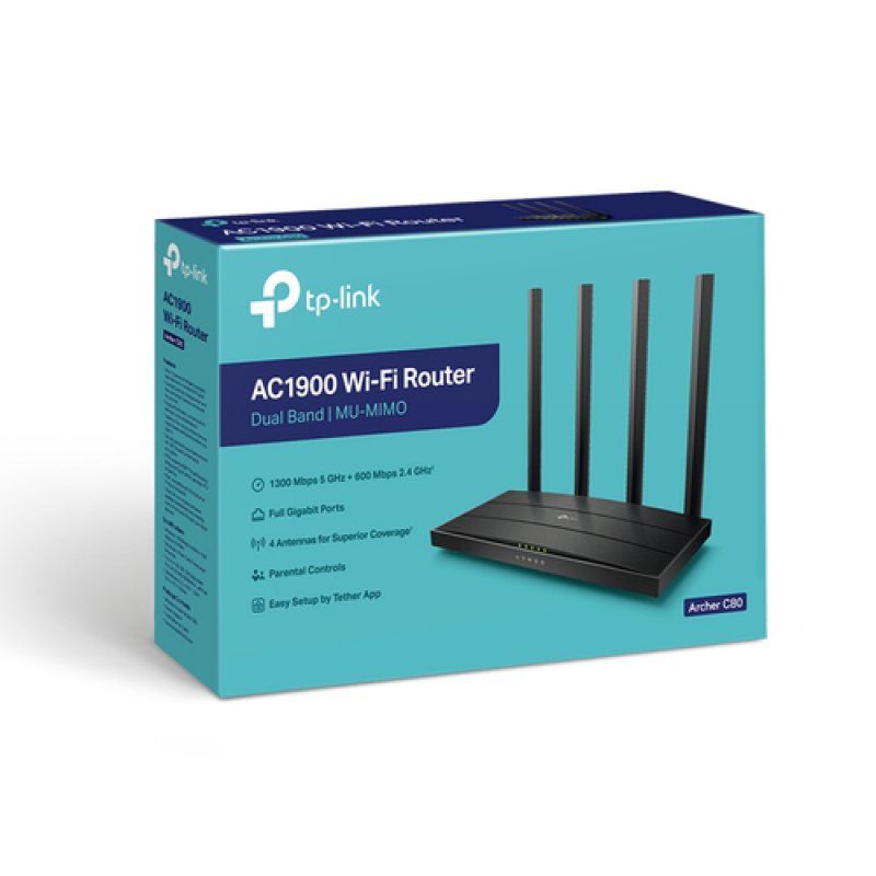 Thumbnail 2 de TP-Link Archer C80: Router Inalámbrico MU-MIMO AC1900 para hogar activo