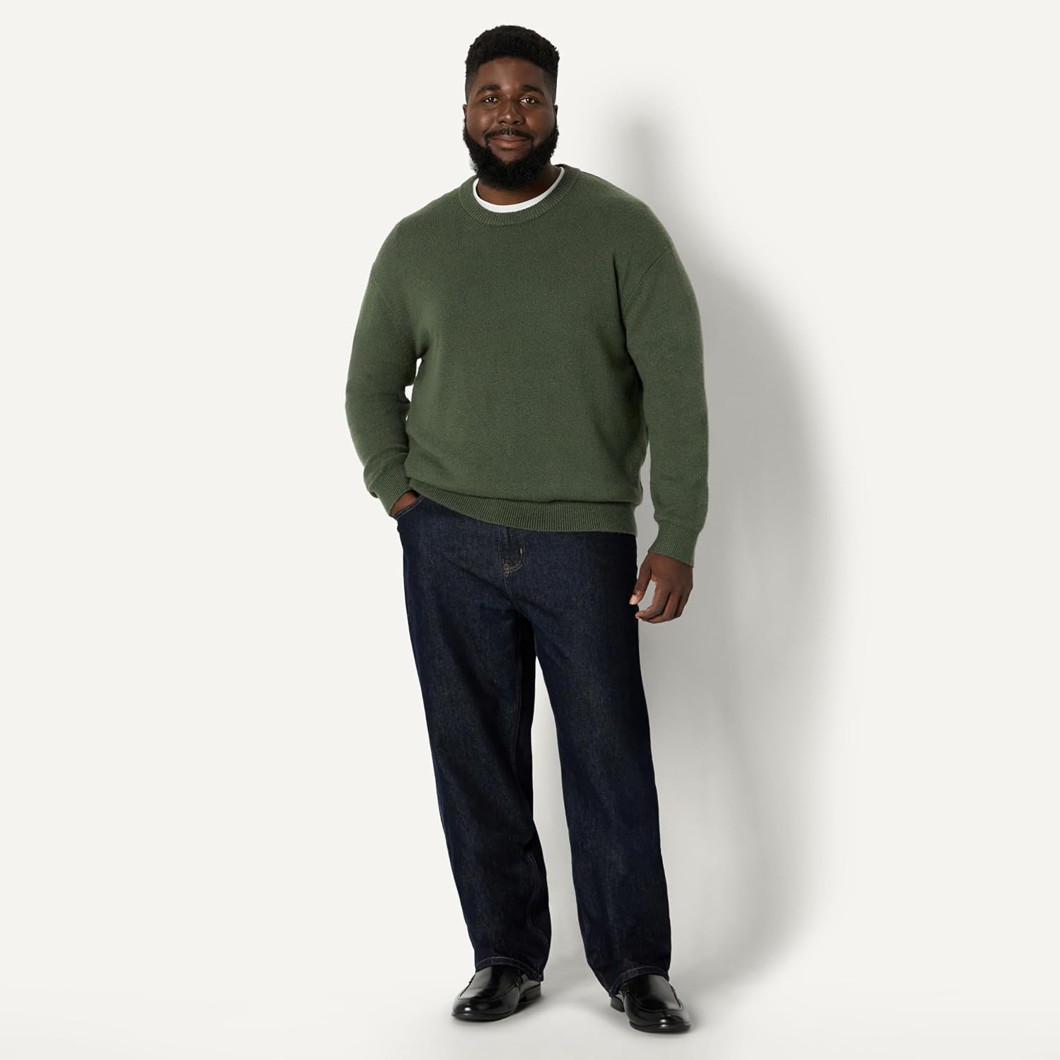 Thumbnail 6 de Amazon Essentials Men’s Relaxed-Fit Cotton Blend Textured Crewneck Pullover Sweater
