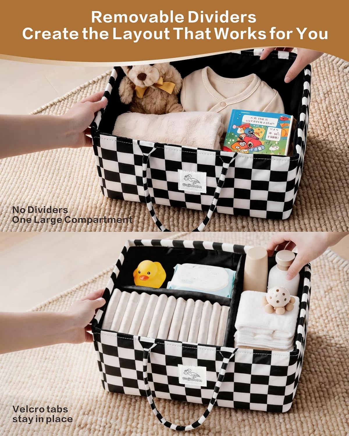 Detalle de Gajiuhon Diaper Caddy Organizer, 40-Diaper Capacity