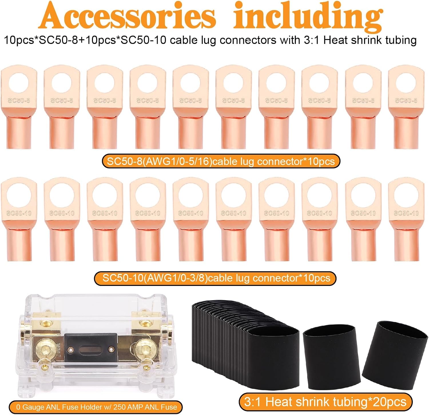 Thumbnail 3 de CCA battery cable kit, 1/0 gauge