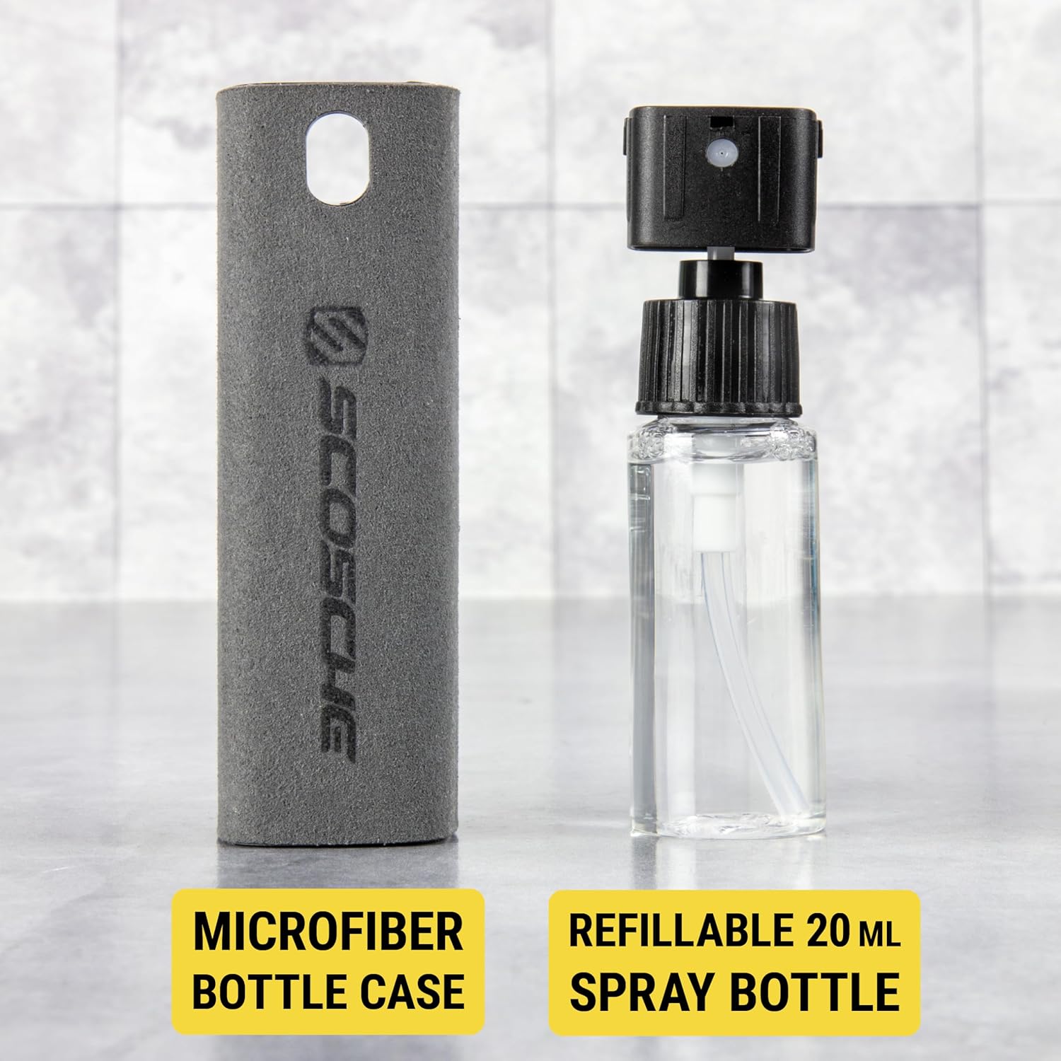 Thumbnail 3 de Scosche 2-in-1 Electronic Cleaner Spray with Microfiber Cloth (2-pack, 20ml) for Screens