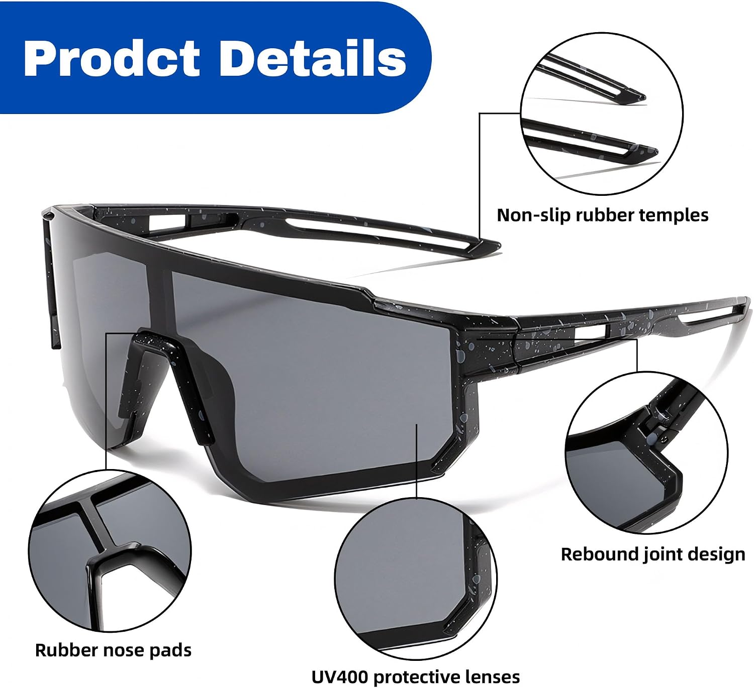 Thumbnail 3 de Dreaku Kinder-Fahrradbrille 3er Set
