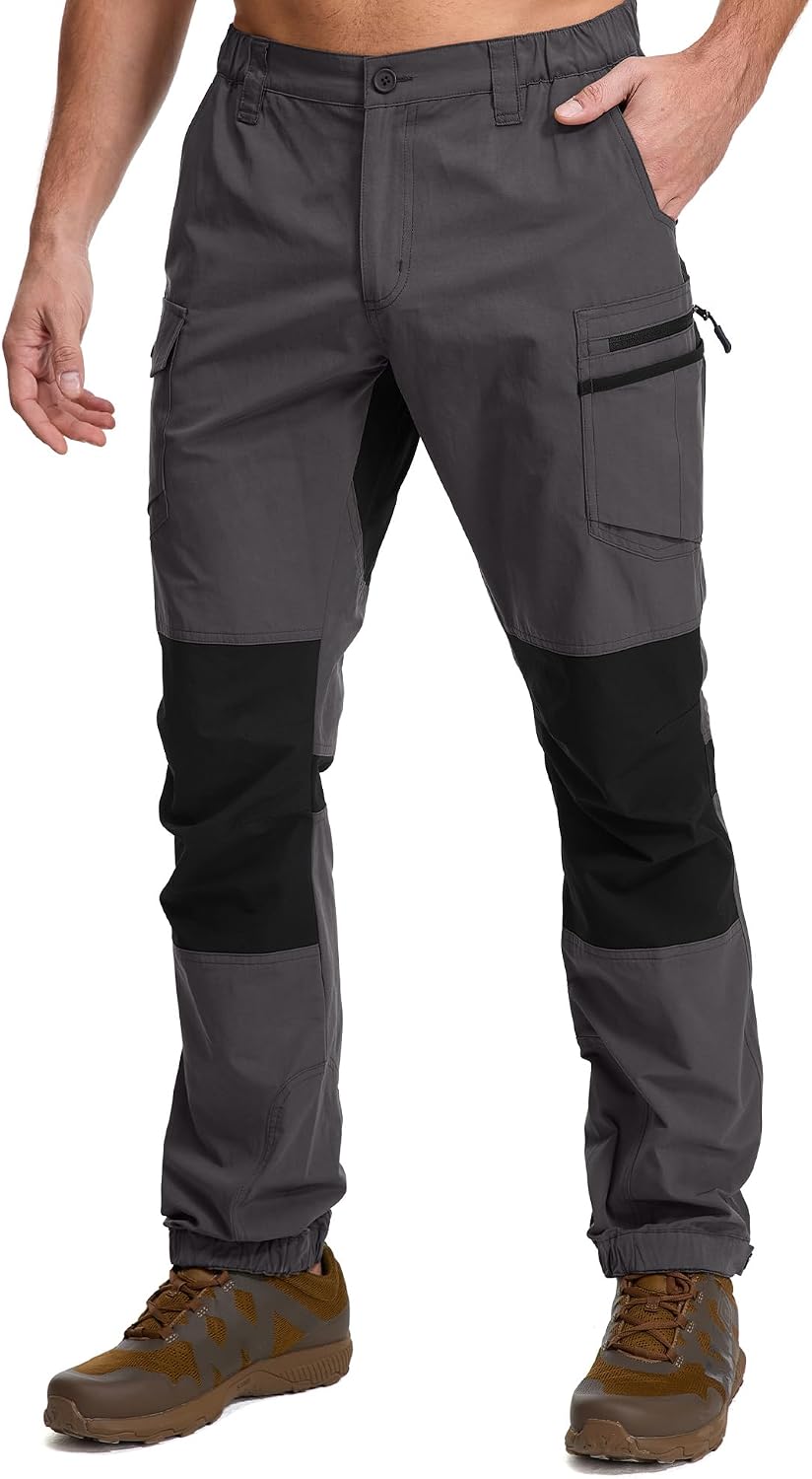 Thumbnail 6 de Peysuck Men's Waterproof Hiking Trousers: Breathable, Lightweight Tactical Outdoor Cargo Pants
