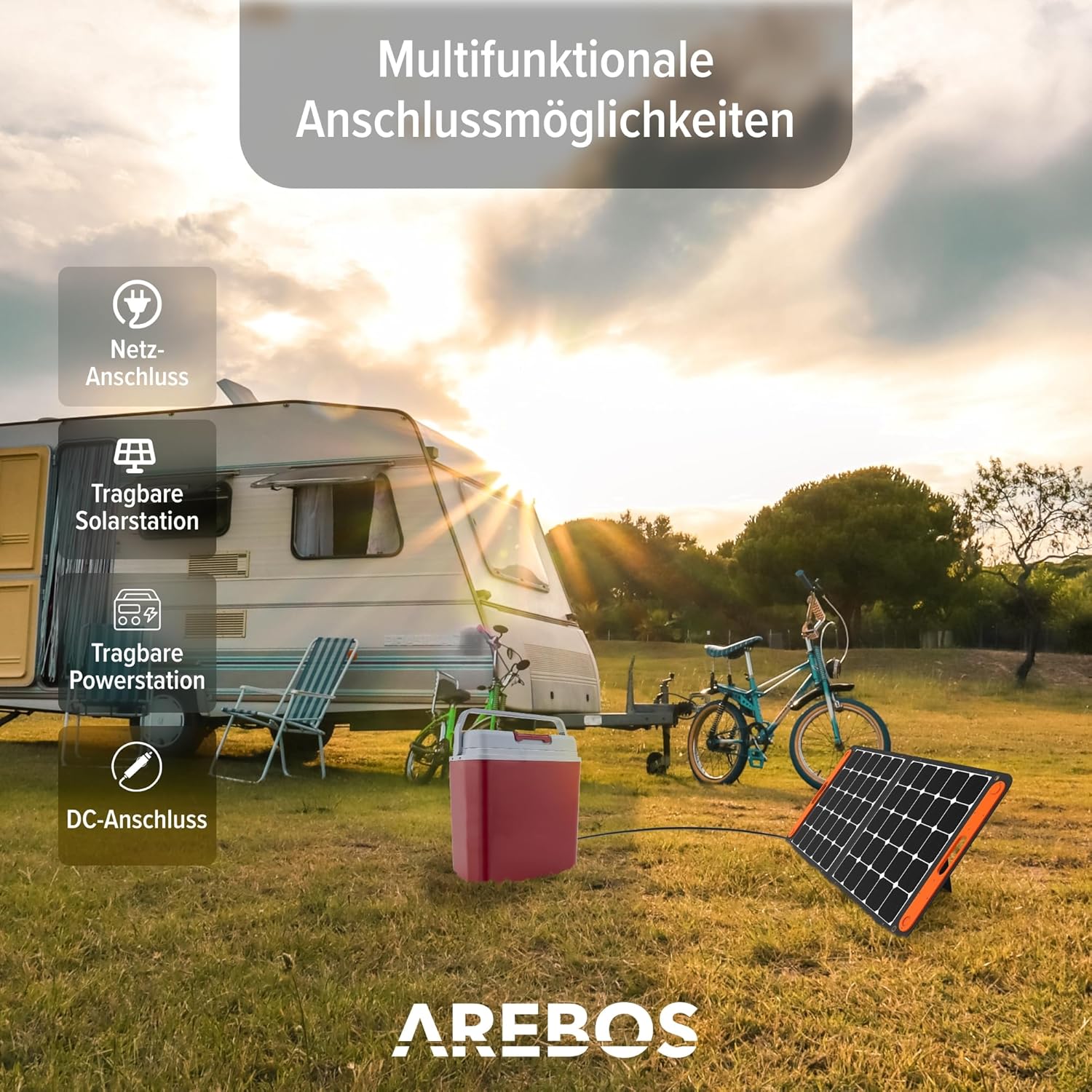 Thumbnail 4 de Arebos 20 Liter Kühlbox mit ECO-Modus – zum Kühlen und Warmhalten im Auto & an der Steckdose
