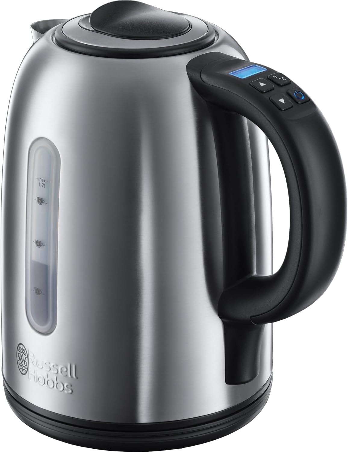 Detalle de Russell Hobbs Electric Kettle 1.7L with Quiet Boil and Digital Temperature Control (21040)