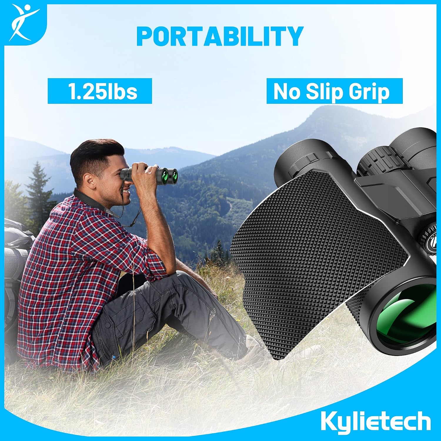 Thumbnail 3 de Kylietech 12x42 Binoculars for Adults