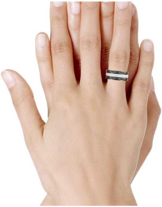 Thumbnail 3 de Bague Anneau de Céramique Noire 3 mm – LES POULETTES BIJOUX