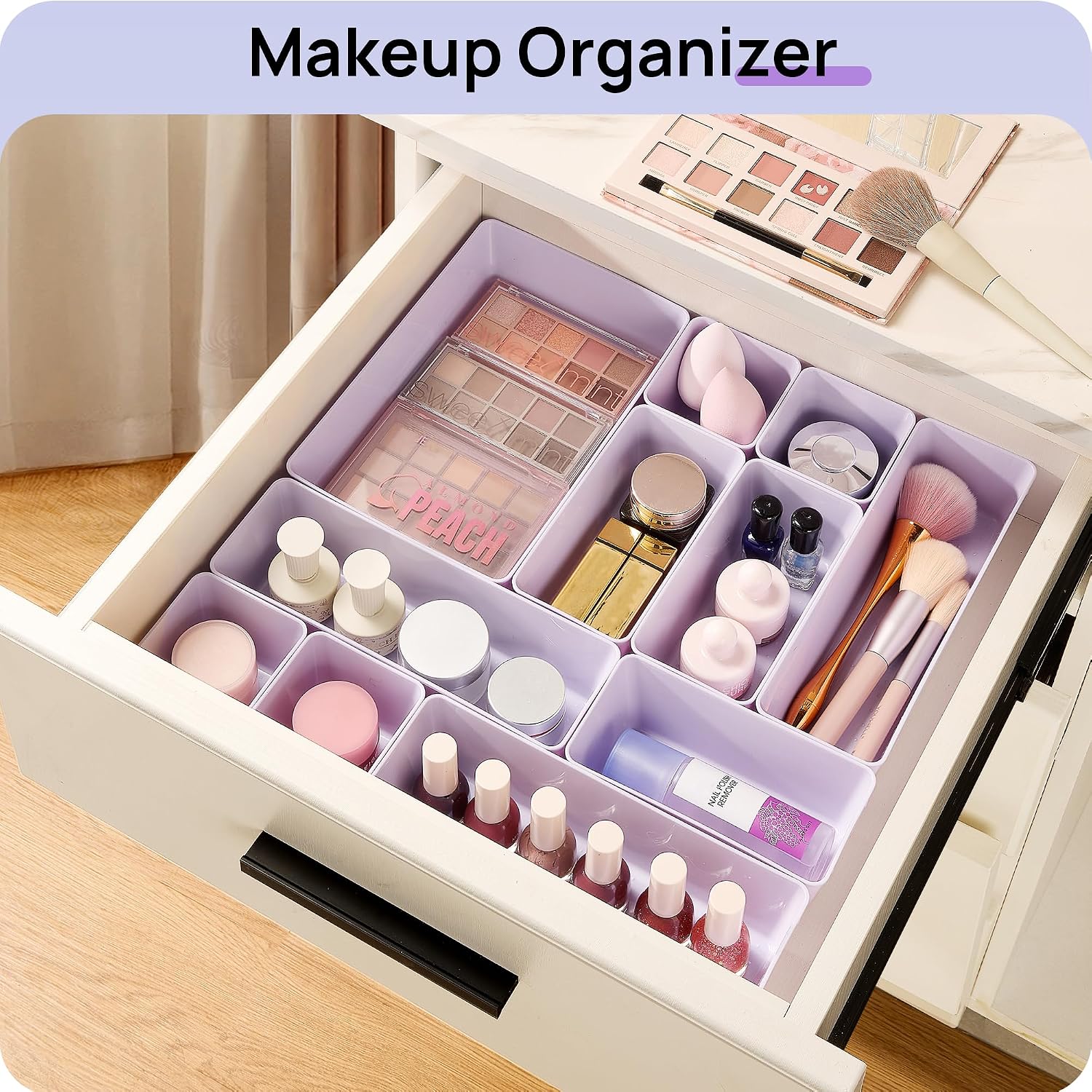 Thumbnail 3 de Vtopmart Plastic Drawer Organizers, 4 Sizes