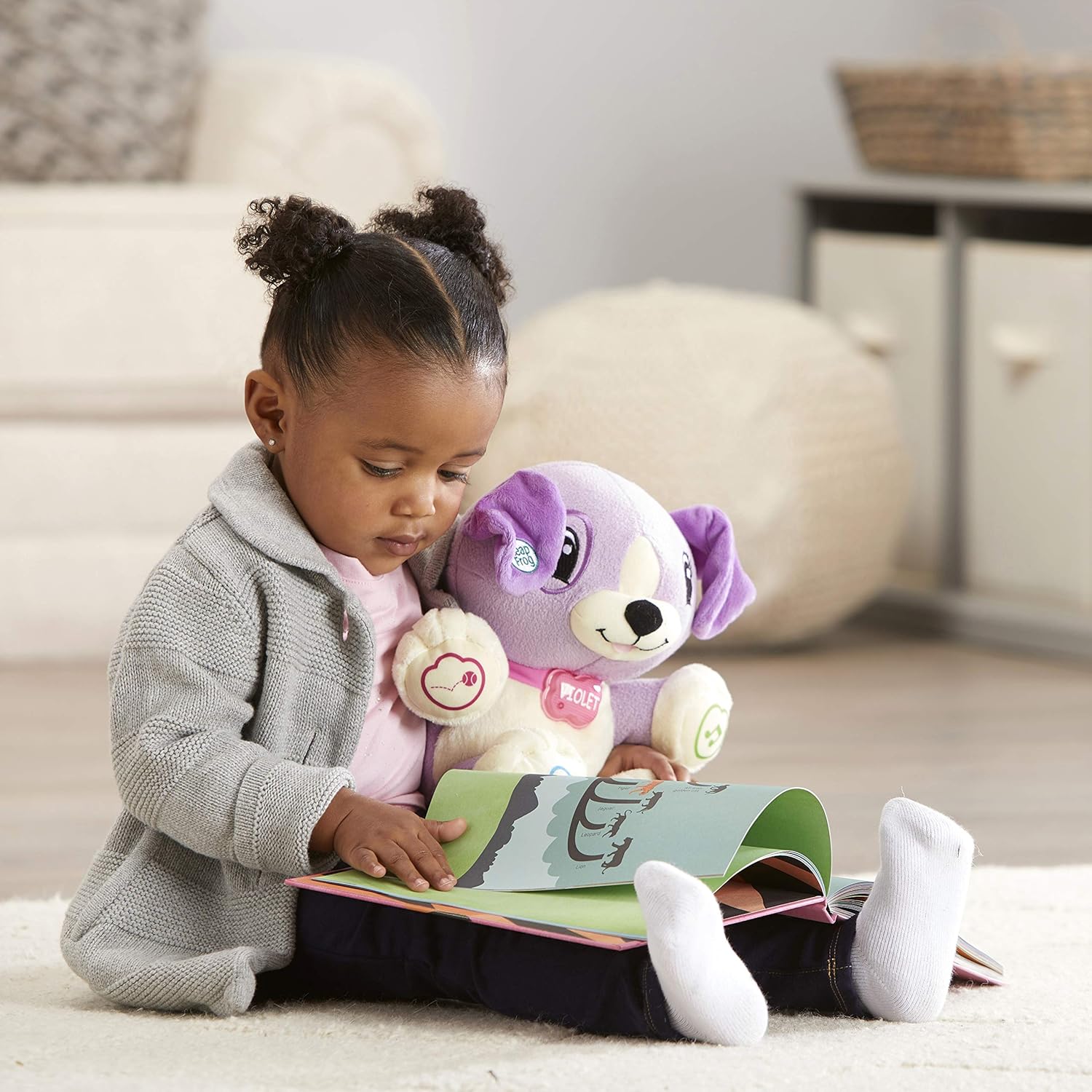 Detalle de LeapFrog My Pal Violet (Frustration Free Packaging) – Personalized Learning Baby Toy