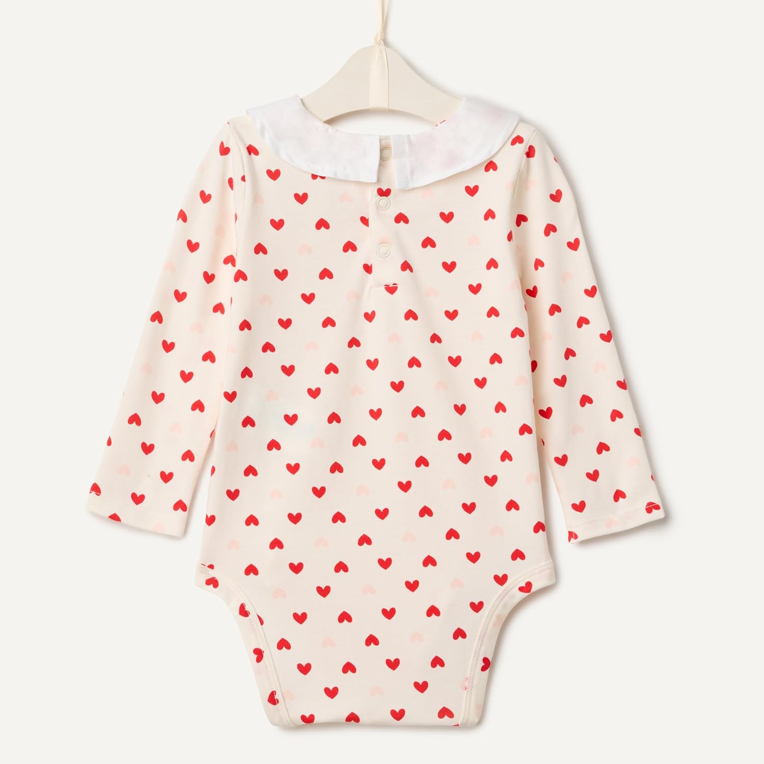 Thumbnail 4 de Amazon Essentials baby girls long-sleeve ruffle collar bodysuit (cotton stretch jersey)