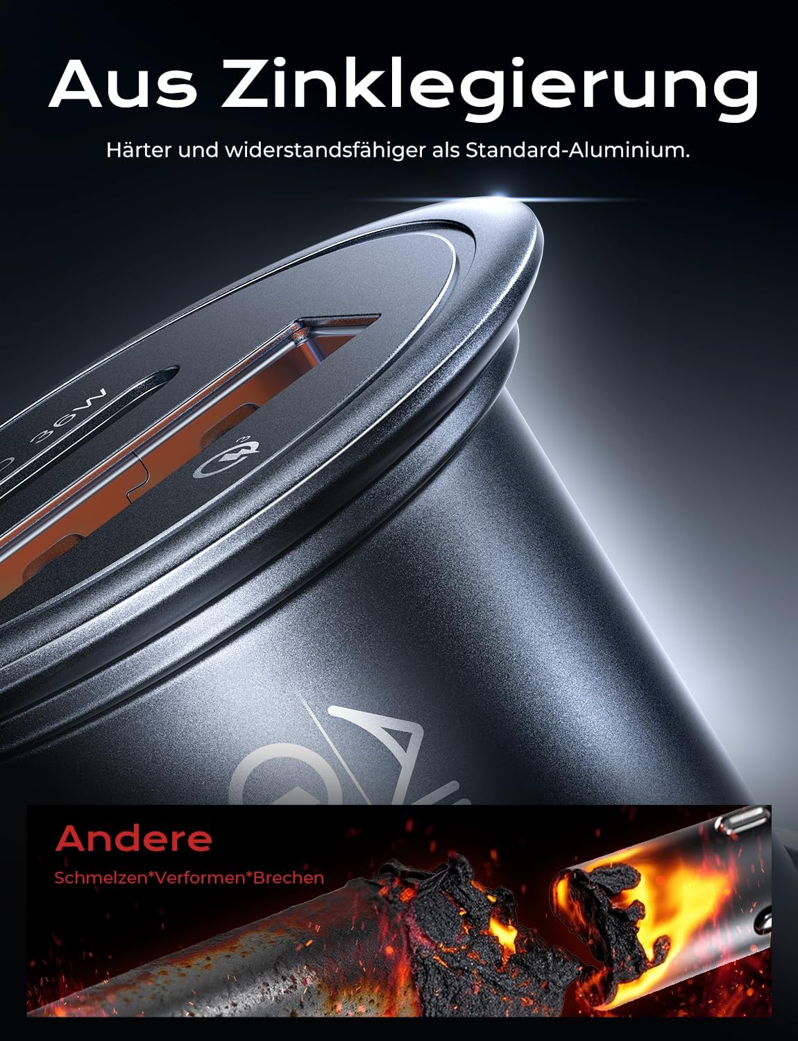 Thumbnail 3 de AINOPE 67.5W USB C Auto Ladegerät 45W