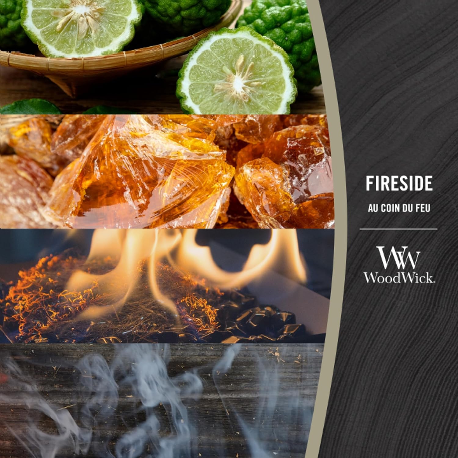 Thumbnail 1 de WoodWick Hourglass Fireside Candle