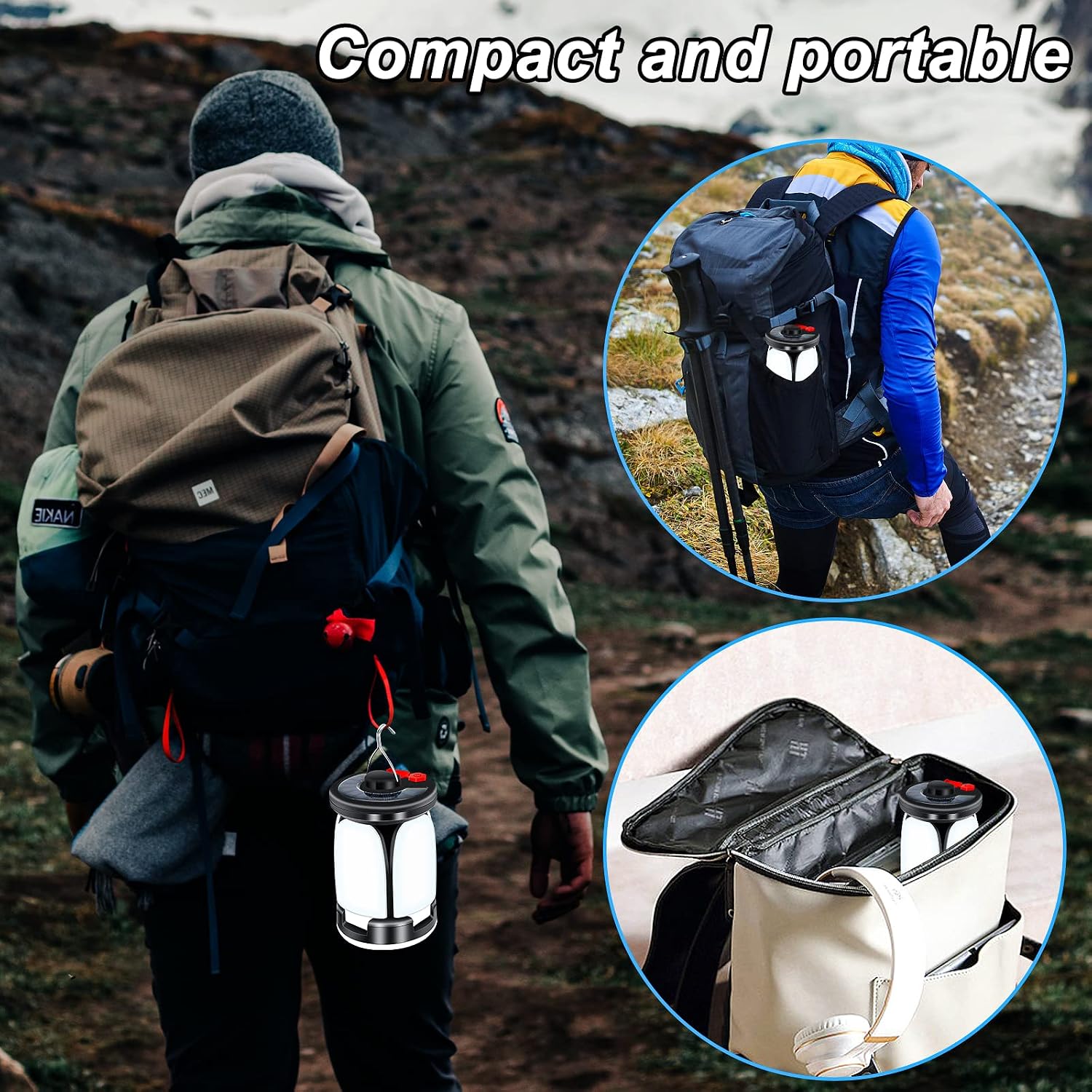 Thumbnail 6 de Camping Lantern LED 60-LED USB Solar