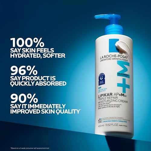 Detalle de La Roche-Posay Lipikar AP+MAX Triple Repair Body Cream: Deep Hydration for Extremely Dry Skin
