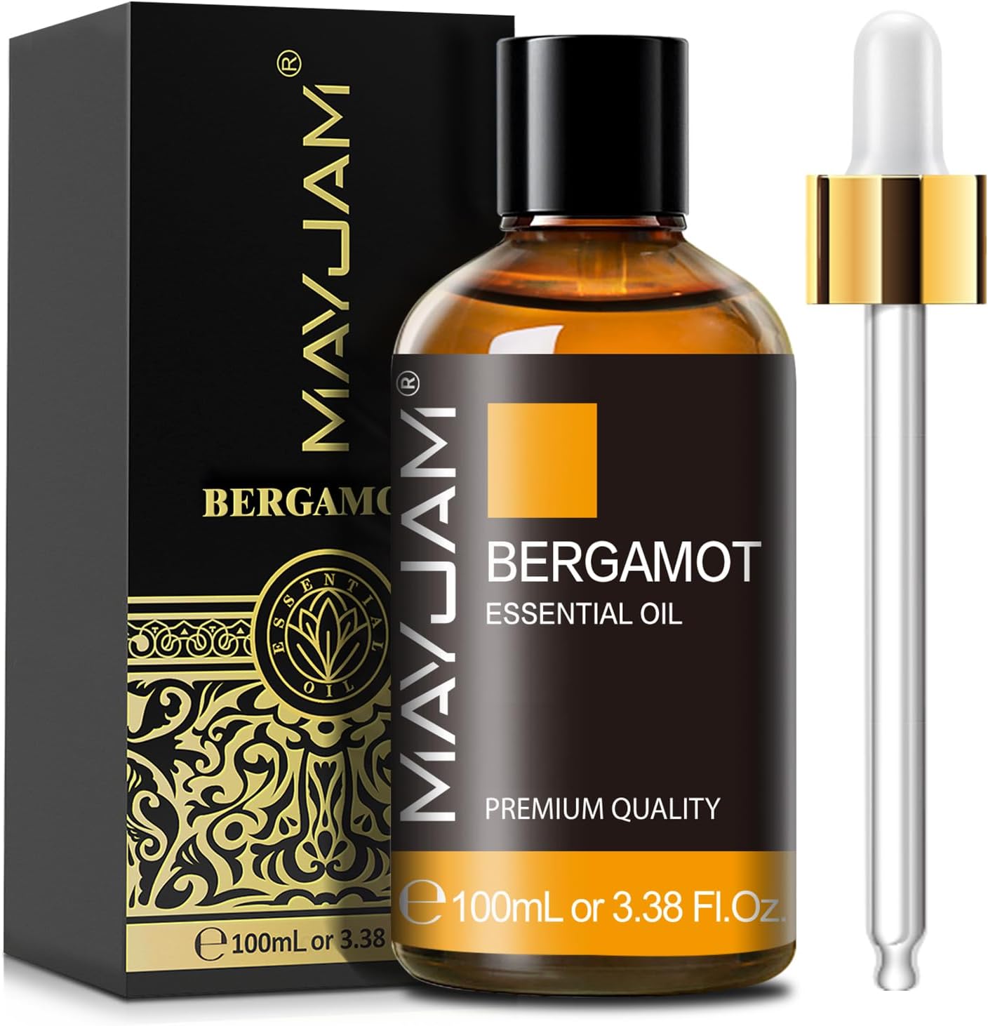 Detalle de MAYJAM Bergamot Essential Oil 3.38 FL OZ