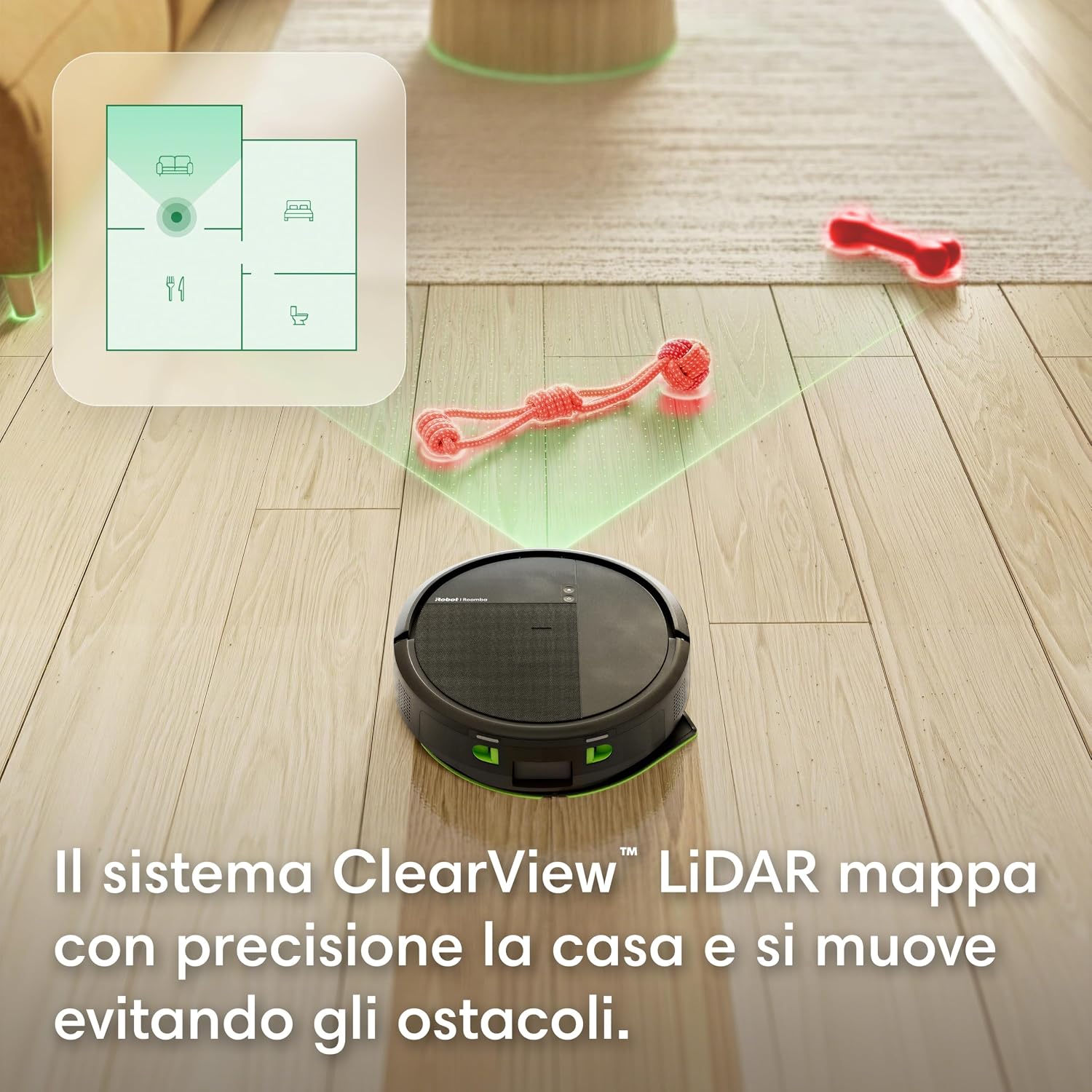 Thumbnail 4 de iRobot Roomba 115 Combo: Robot aspirapolvere lavapavimenti 2 in 1 con AutoEmpty™ Dock
