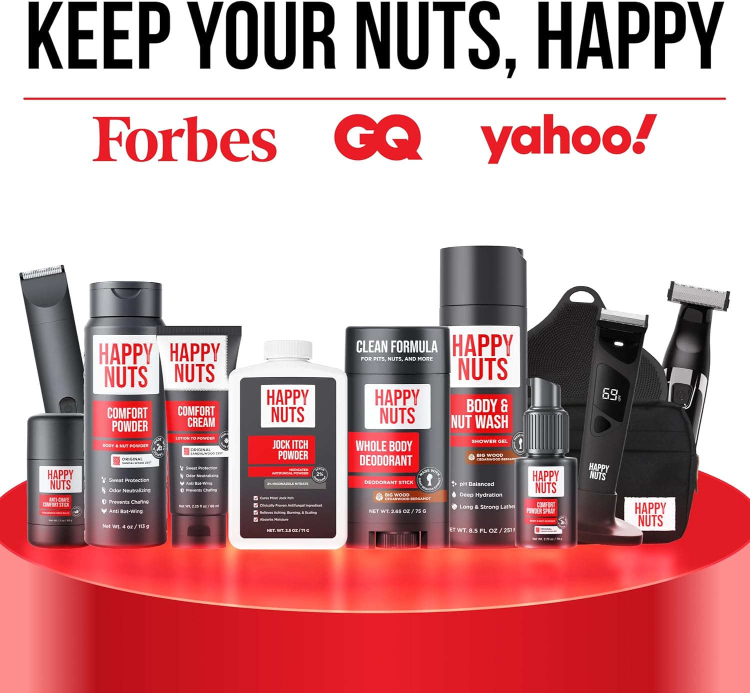 Thumbnail 6 de HAPPY NUTS The Ballber™ Electric Body Hair Trimmer for Men – A practical body groomer for hard-to-reach areas