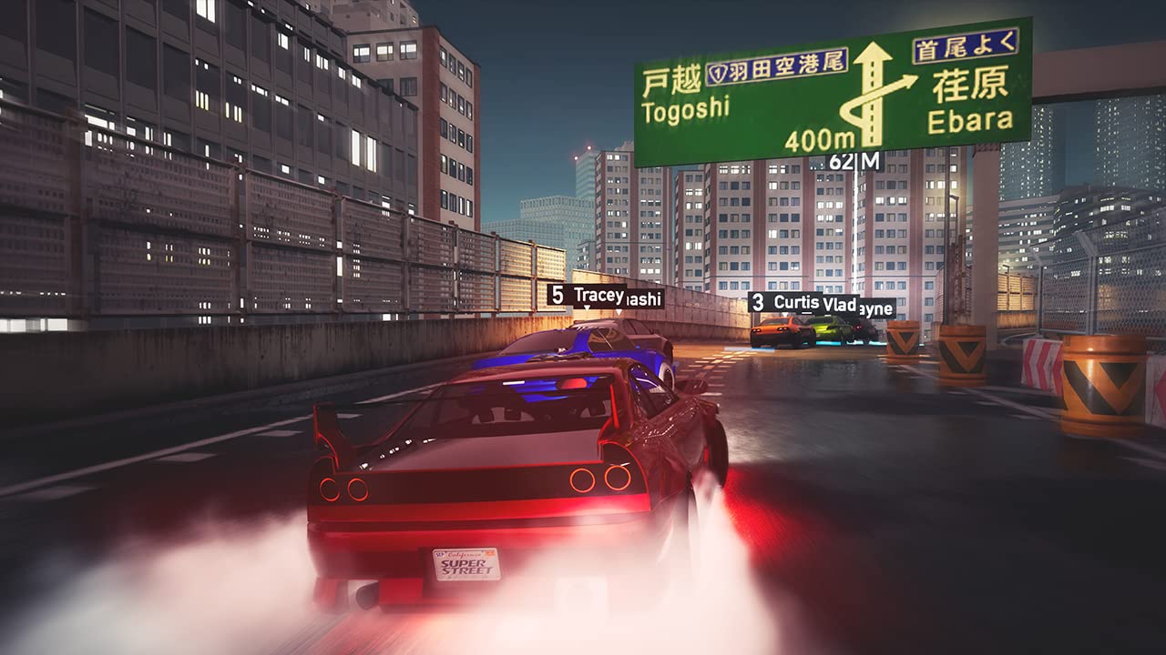 Detalle de SUPER STREET RACER – The Game (Autorennen-Simulation) für Nintendo Switch