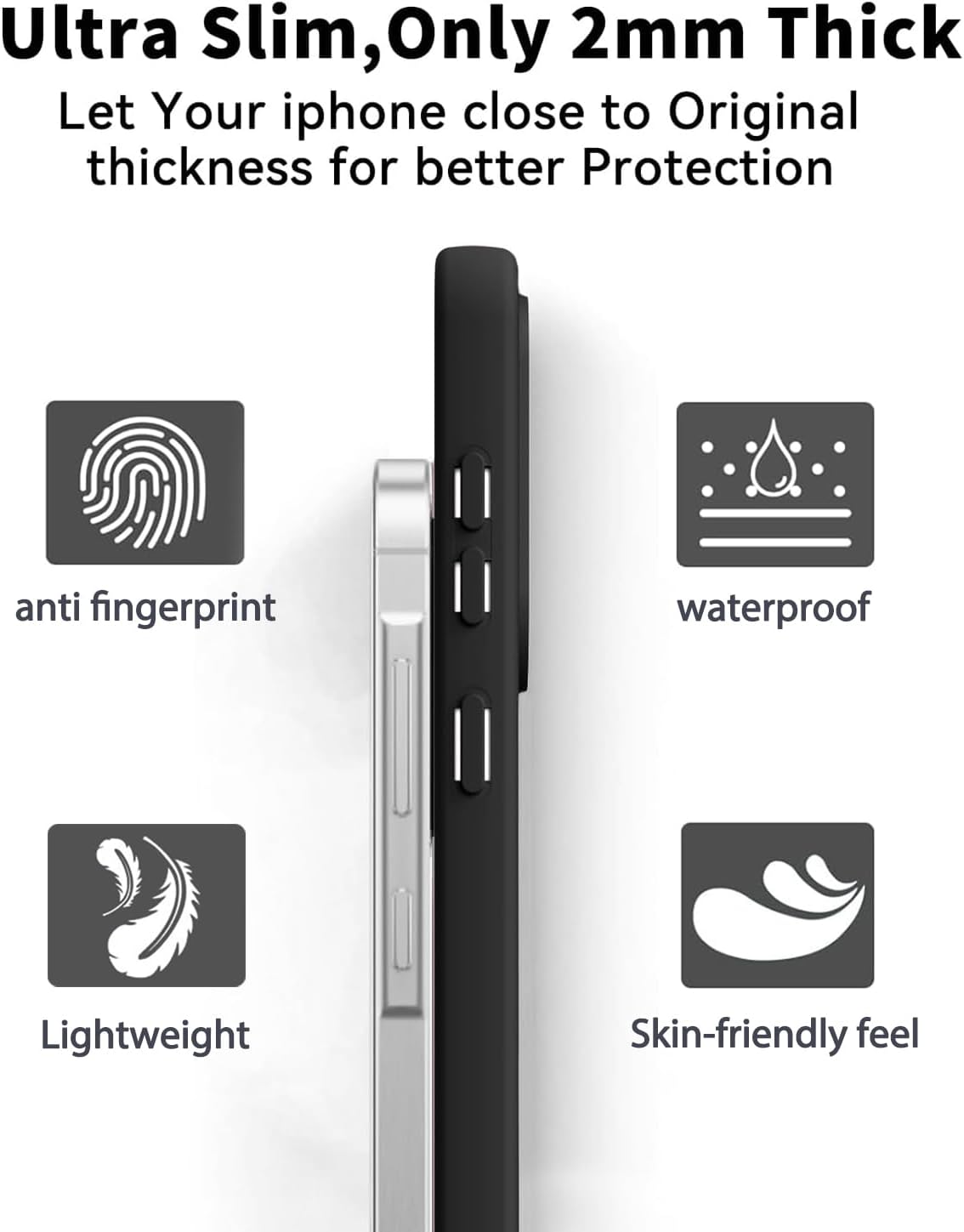 Thumbnail 1 de AoozeFon Hülle mit Band für Samsung Galaxy A26 5G/4G – abnehmbares Handyband, TPU-Schutz, Schwarz