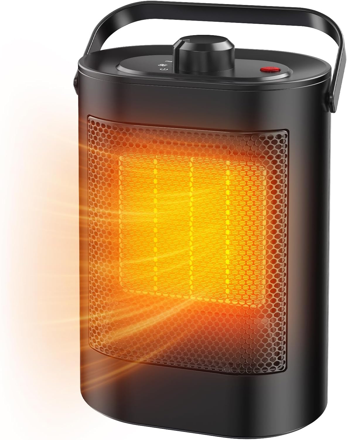 Detalle de Electric Heater 1500W portable fan heater 🌡