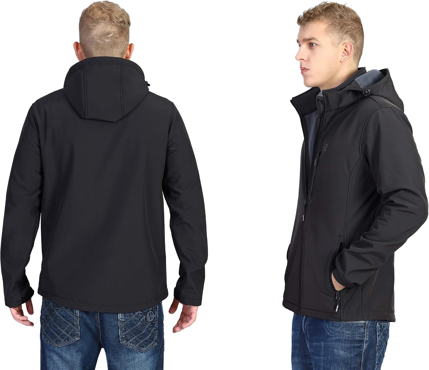 Detalle 2 de 33 000ft Softshelljacke Herren Wasserdicht Warm