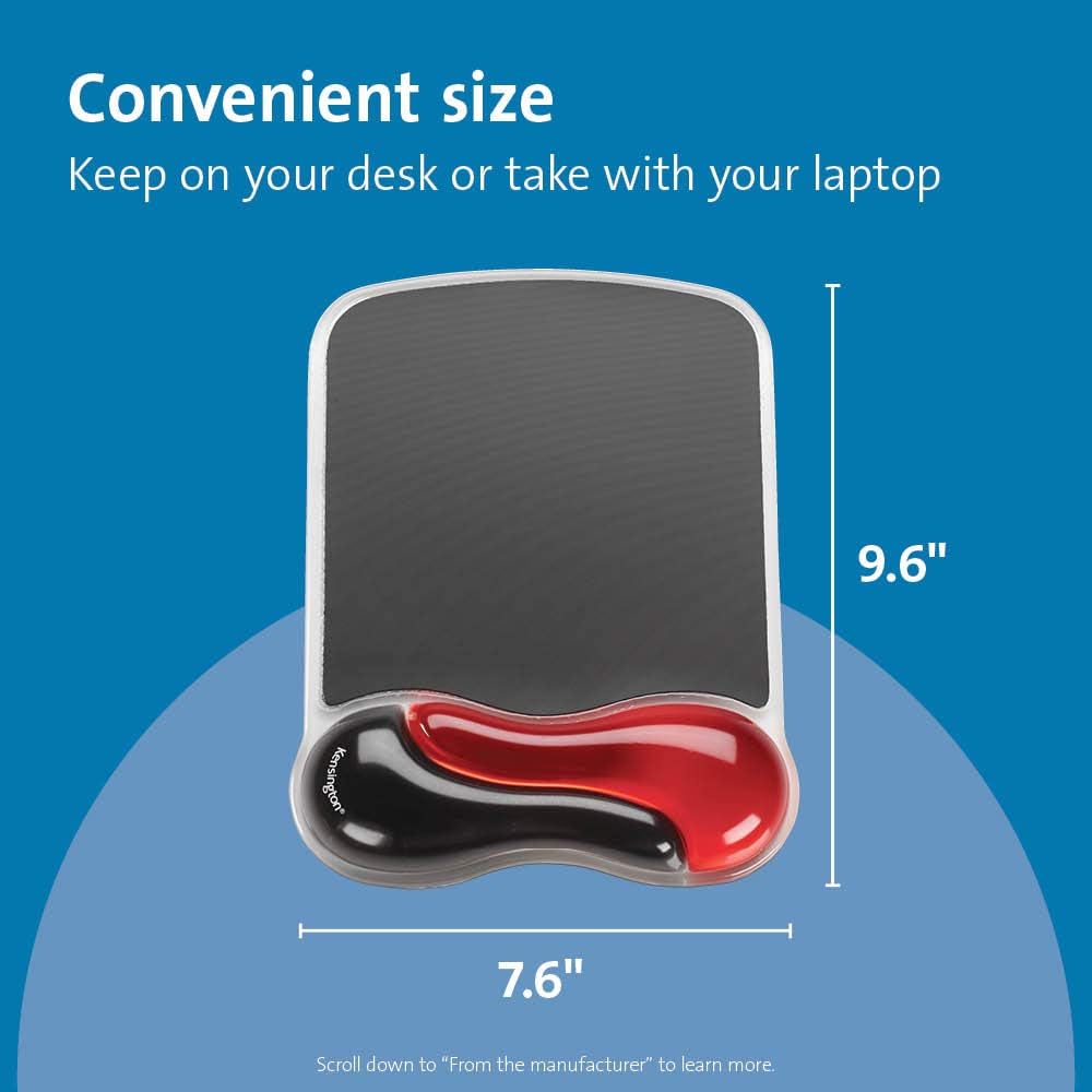 Detalle 2 de Kensington 62402 Mouse Pad Duo Gel Ergonomico