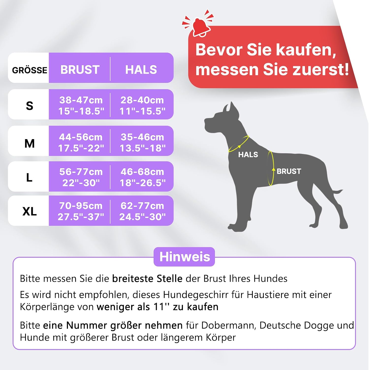 Detalle 2 de Demigreat Hundegeschirr Größe M anti Zug