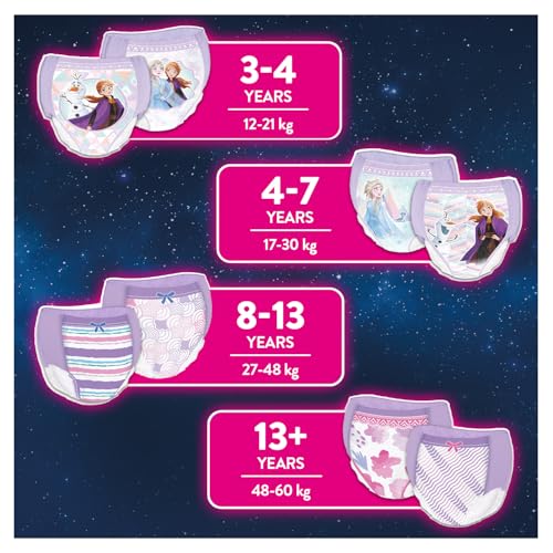 Thumbnail 5 de HUGGIES DryNites Pyjama Pants for Girls 8–13 (30–48kg) – 52 Pack, Discreet Night-time Protection