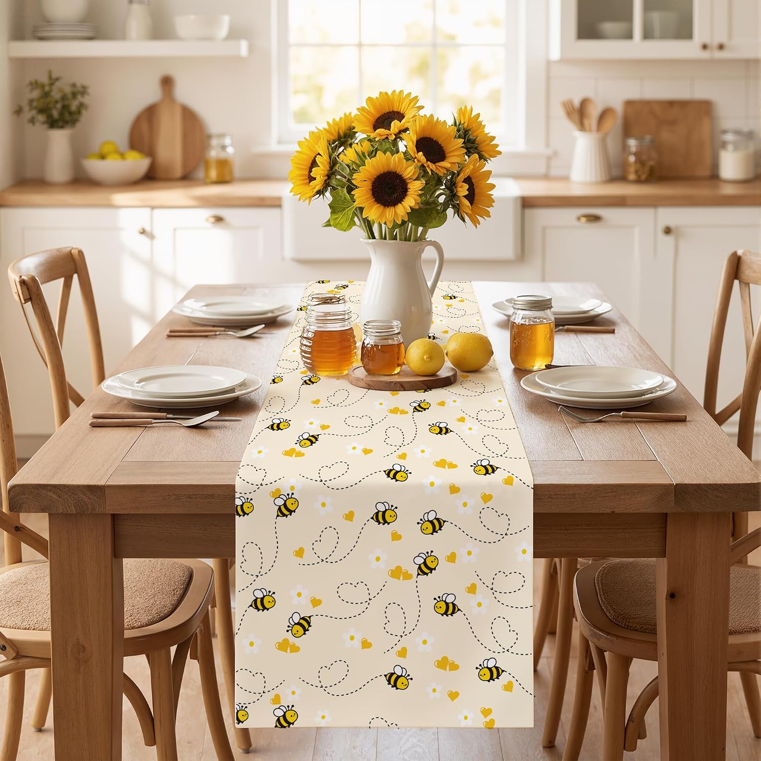 Thumbnail 3 de OHOME Bee Table Runner in Polyester