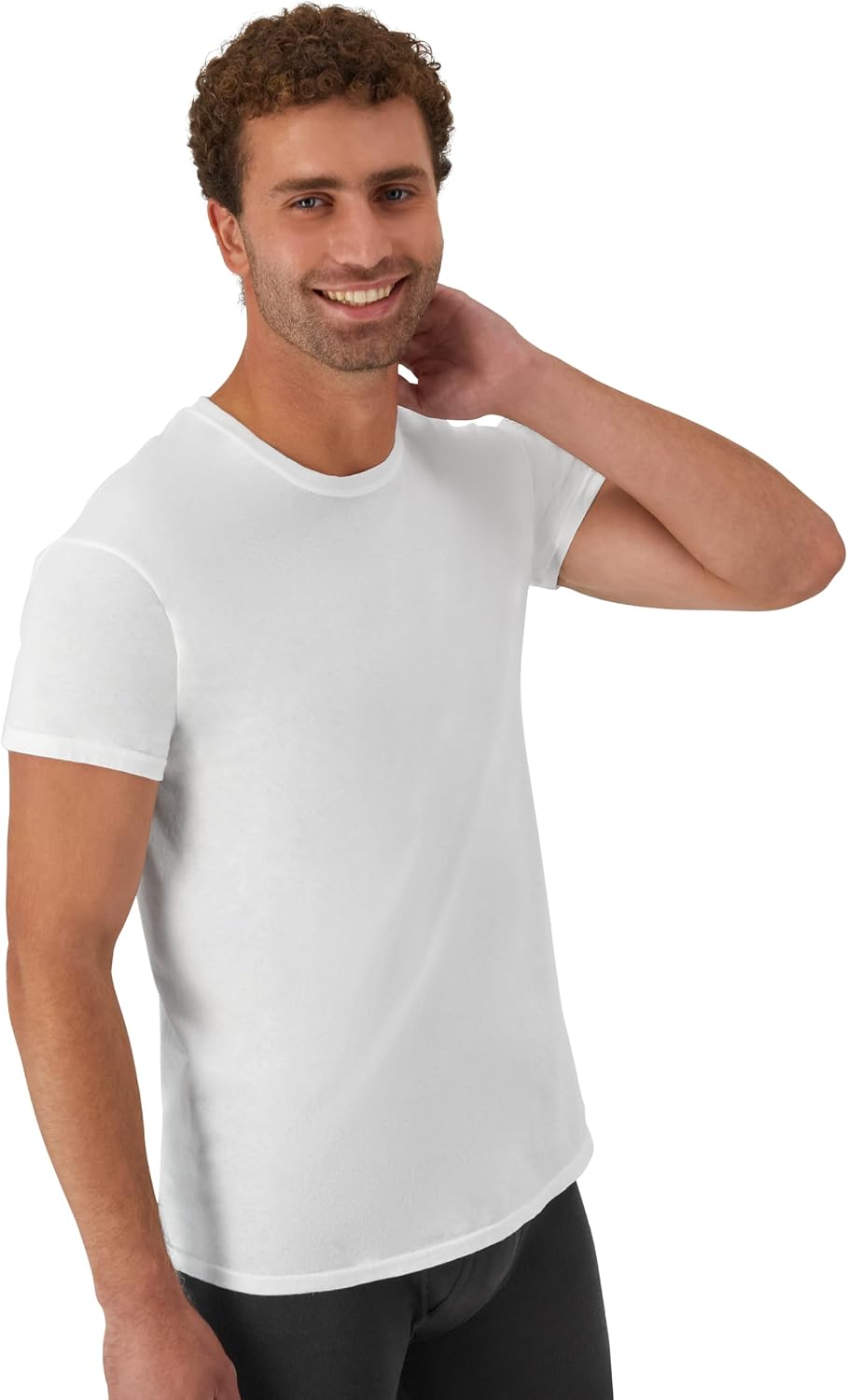 Detalle de Hanes Men's Undershirt Packs: Stay-Tucked Soft Cotton, Classic Fit