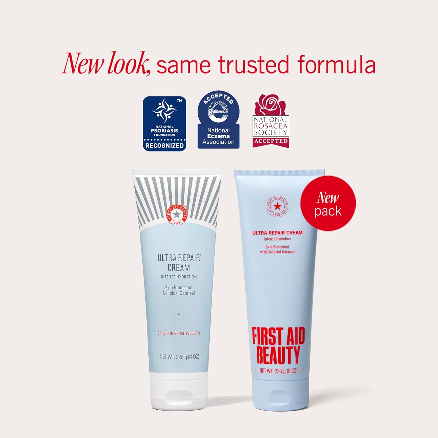 Thumbnail 1 de First Aid Beauty Ultra Repair Cream – Whipped Face & Body Moisturizer with Colloidal Oatmeal