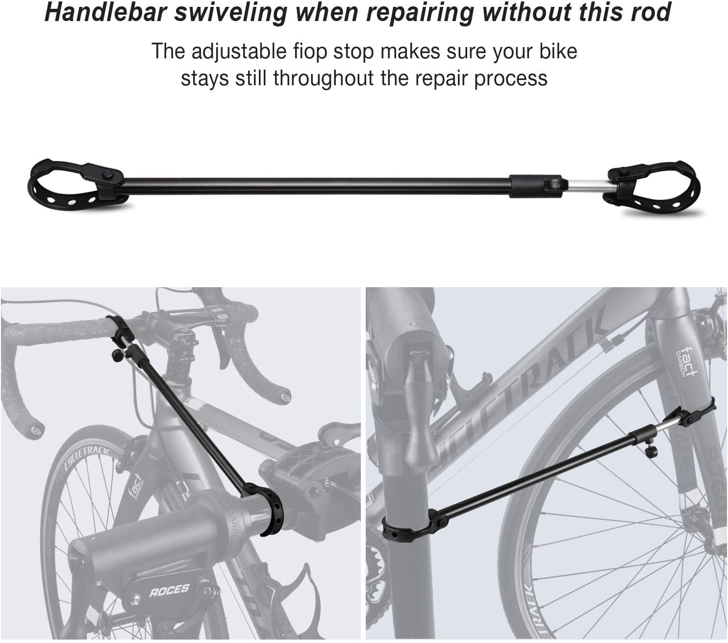 Detalle 1 de CXWXC RS-100 Bike Repair Stand with 360° Clamp and Magnetic Tool Tray