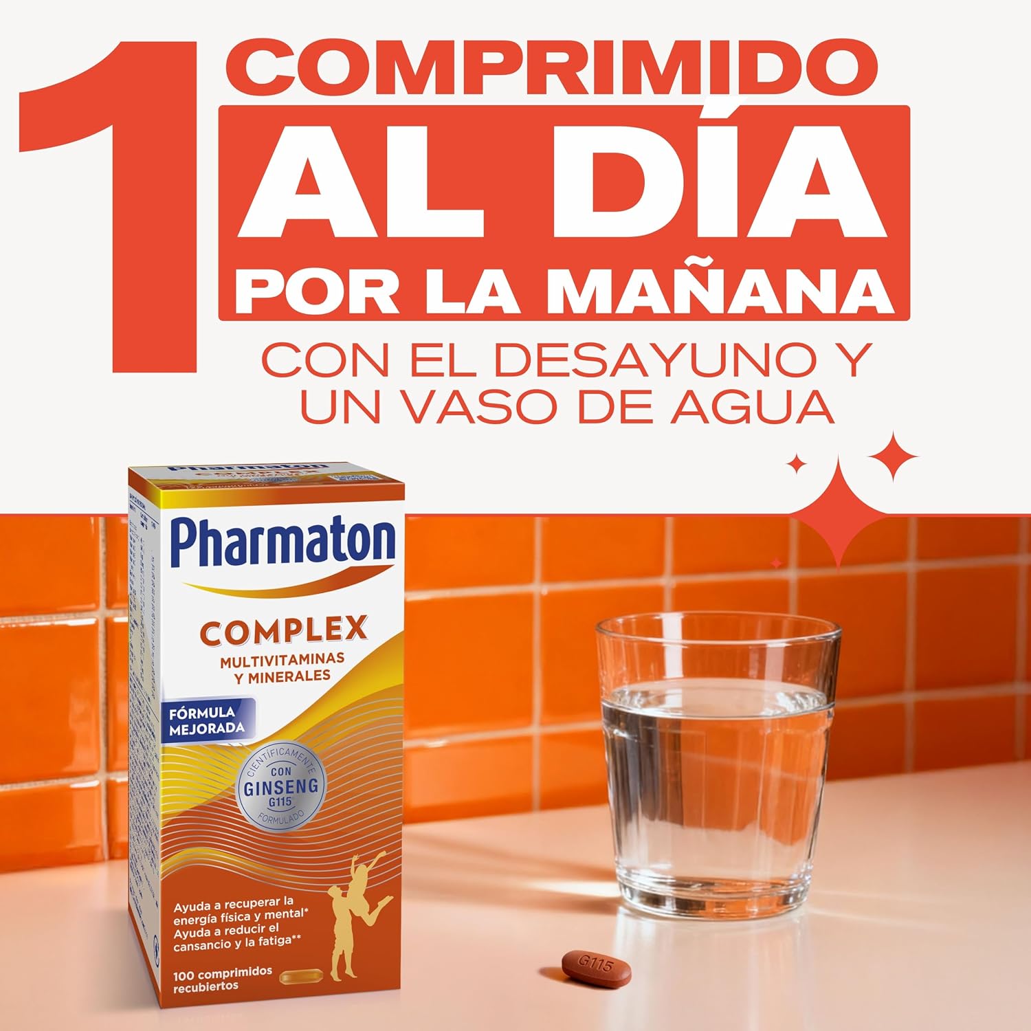 Thumbnail 5 de Pharmaton Complex Multivitamínico con Ginseng G115 100 comprimidos