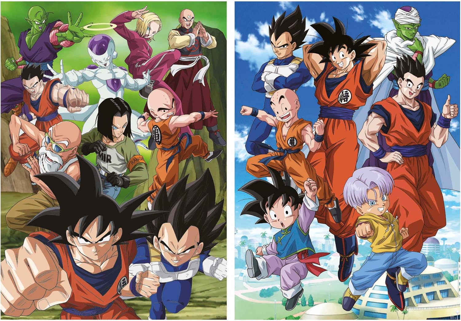 Thumbnail 1 de Educa Dragon Ball – Pack de 2 puzzles adultes (500 pièces chacun, dès 11 ans)