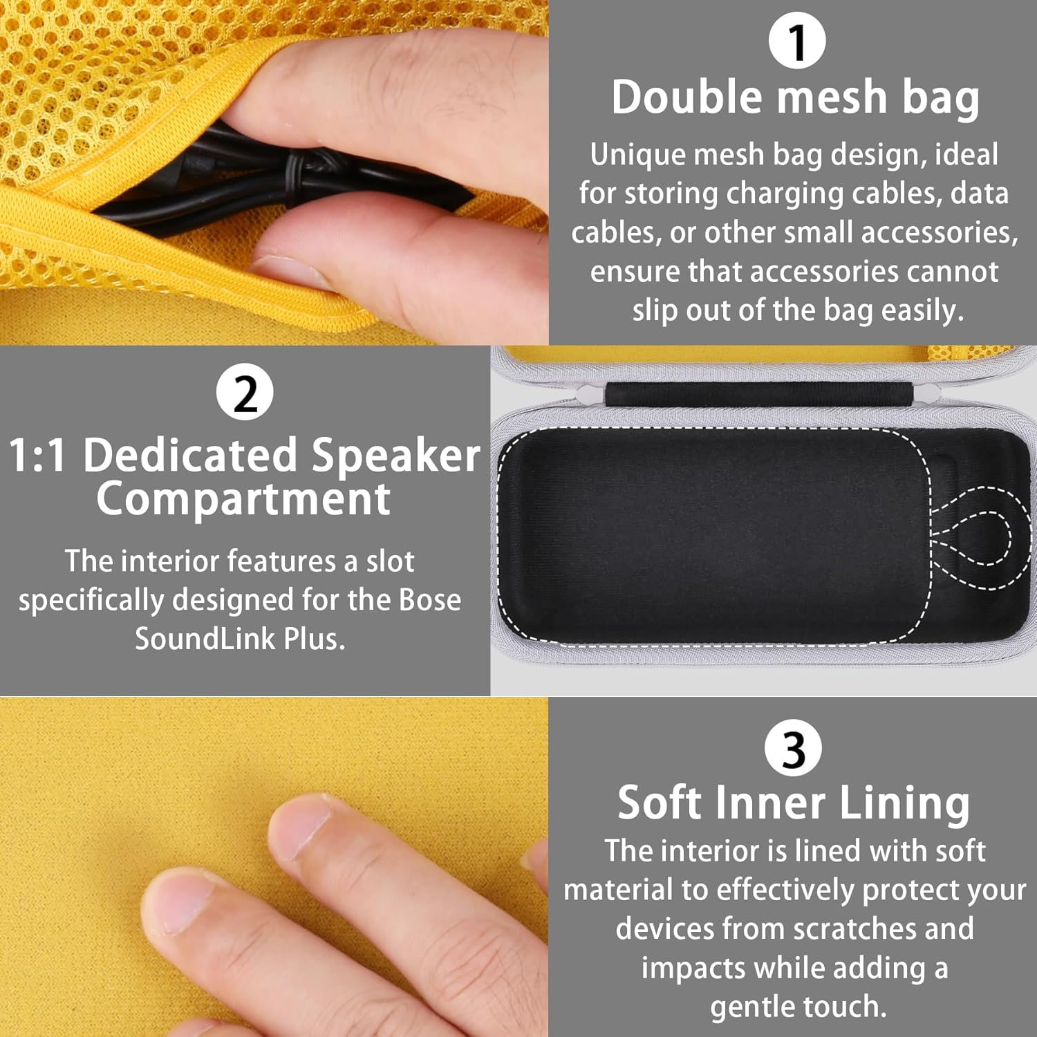 Thumbnail 4 de Bose SoundLink Plus hard travel case with strap