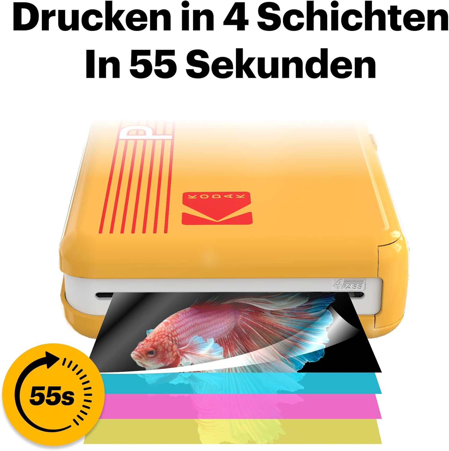 Thumbnail 2 de KODAK P210 Mini 2 Retro Fotodrucker 54×86 🖨