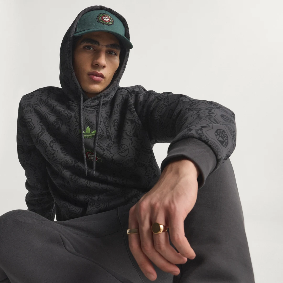 Detalle de Adidas Sudadera con capucha FC Bayern Munich Wiesn – negro