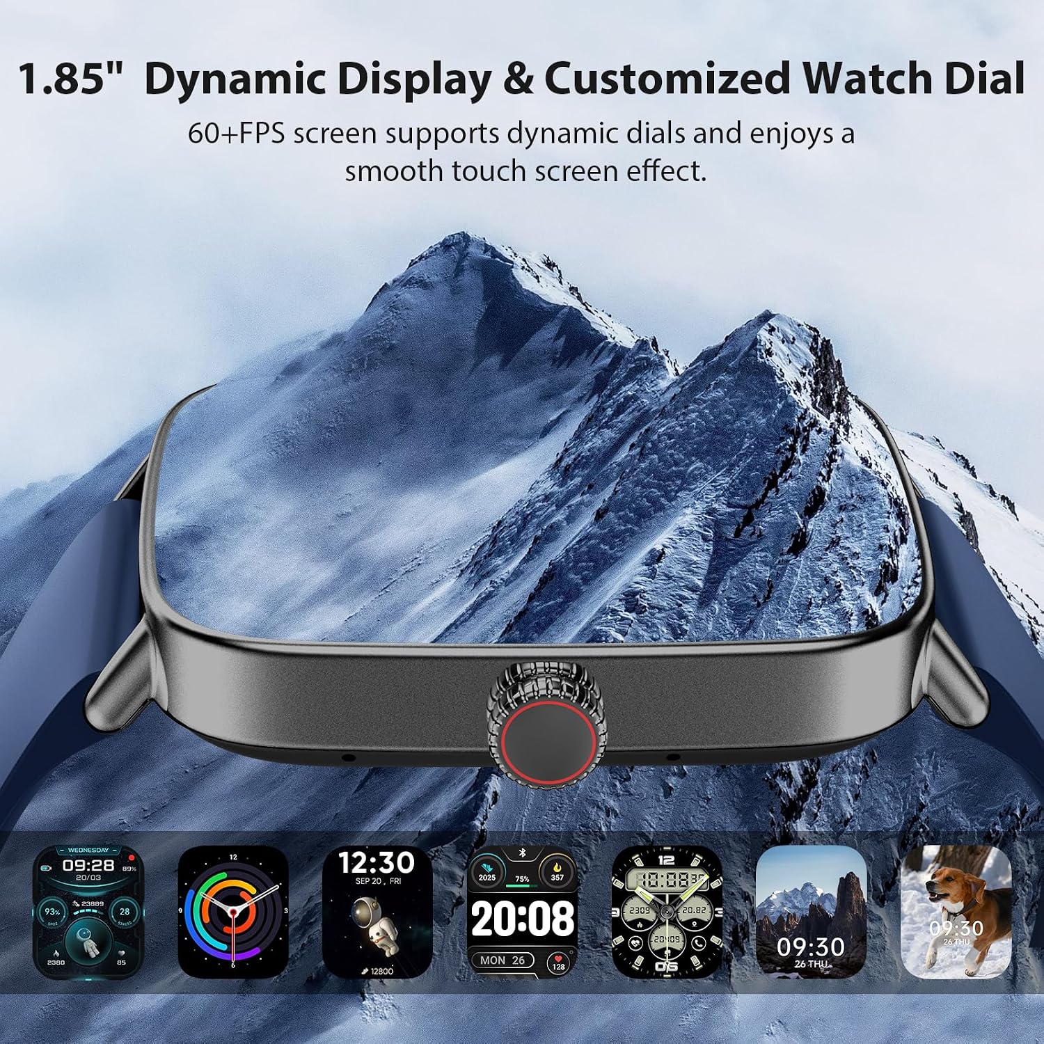Thumbnail 2 de Smart Watch for Men with Call Answering 1.85" HD Screen