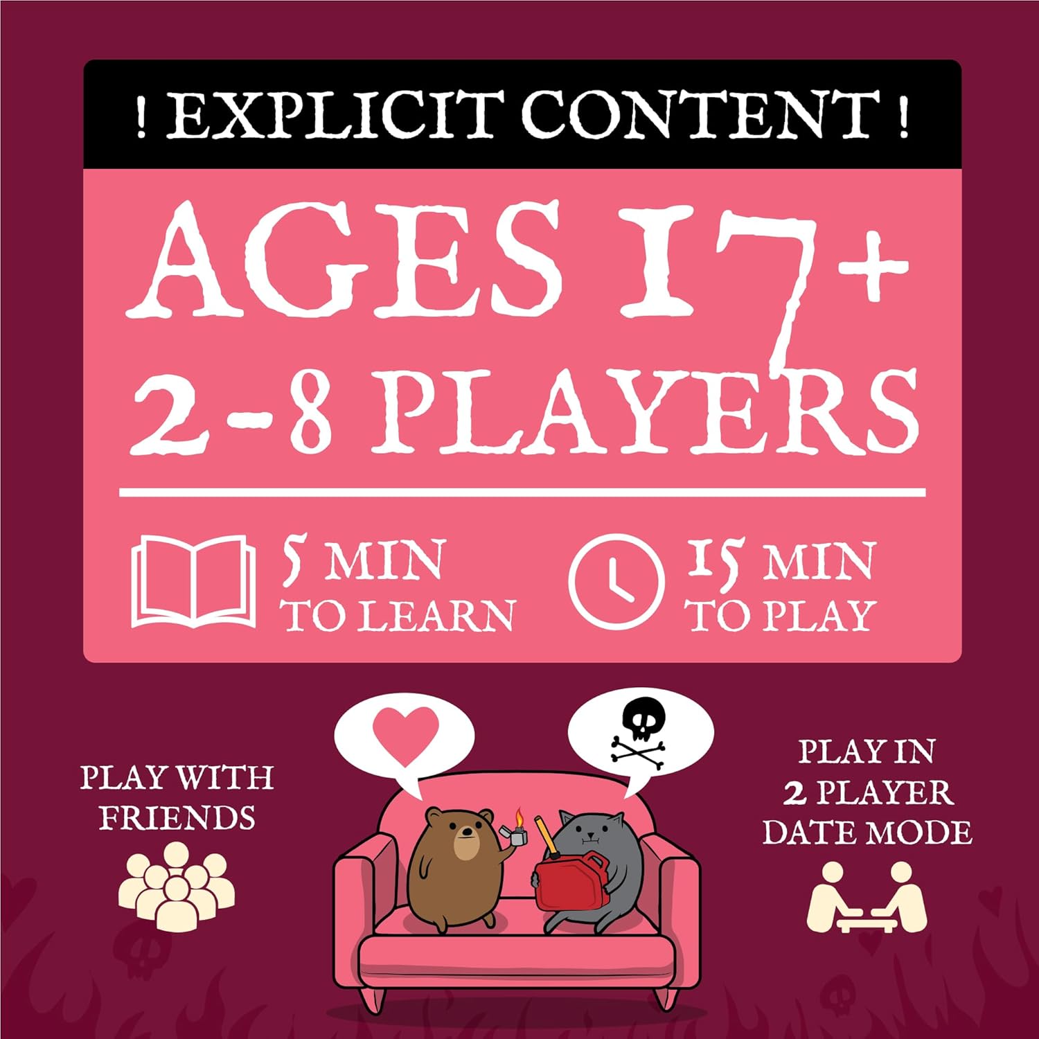 Thumbnail 2 de Horrible Couple – Extra Horrible Edition: party game per 2–8 giocatori