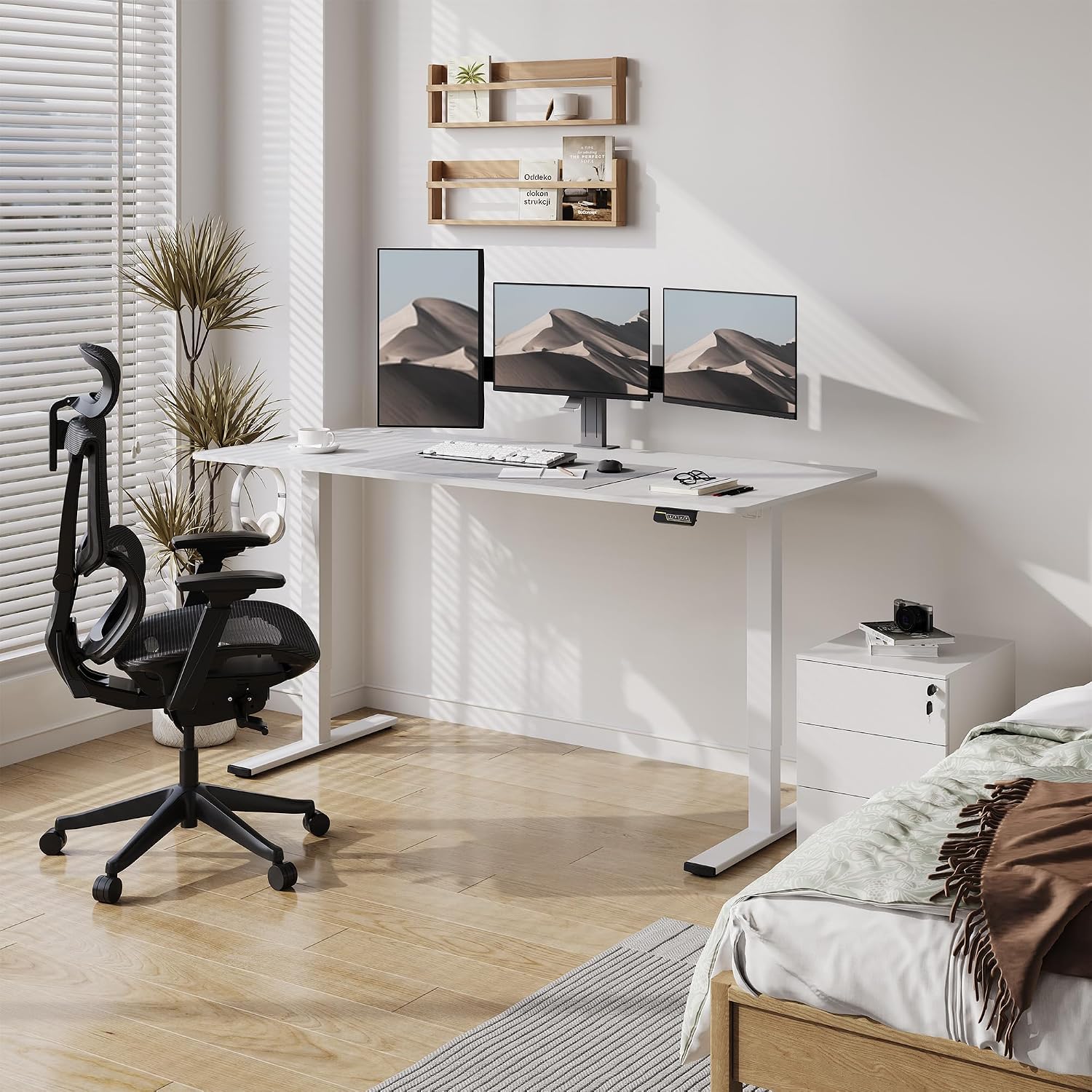 Detalle 2 de SANODESK Bureau assis‑debout 160 x 60 cm