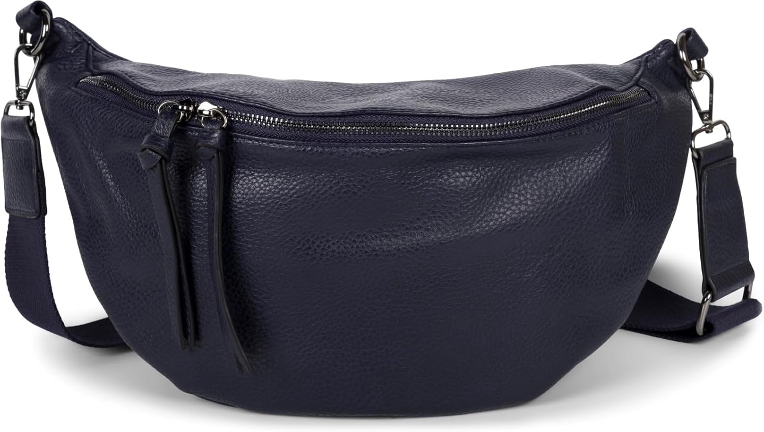Detalle de styleBREAKER Borsa a tracolla a mezzaluna per donna, ecopelle monocolore 02012386