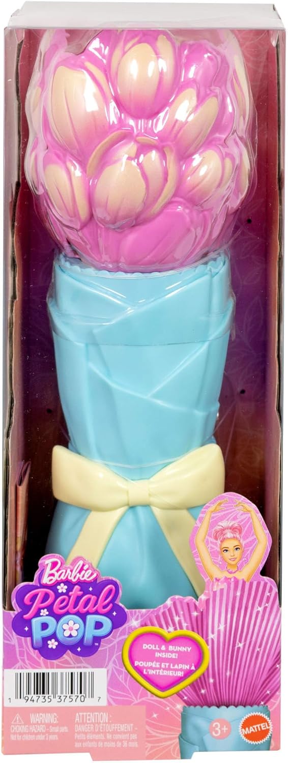Thumbnail 6 de Barbie Petal Pop: bambola profumata con bouquet floreale e accessori sorpresa